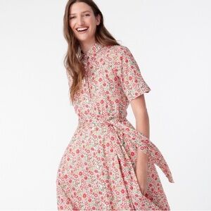 liberty floral midi dress